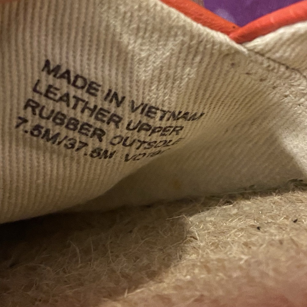 Michael Kors Kendrick leather slip-on espadrille flats* size 7.5 - Picture 9 of 11